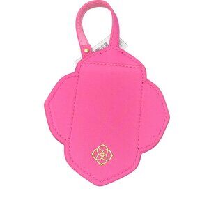 Kendra Scott Pink Luggage‎ Tag Card Holder Clip on Wallet Window